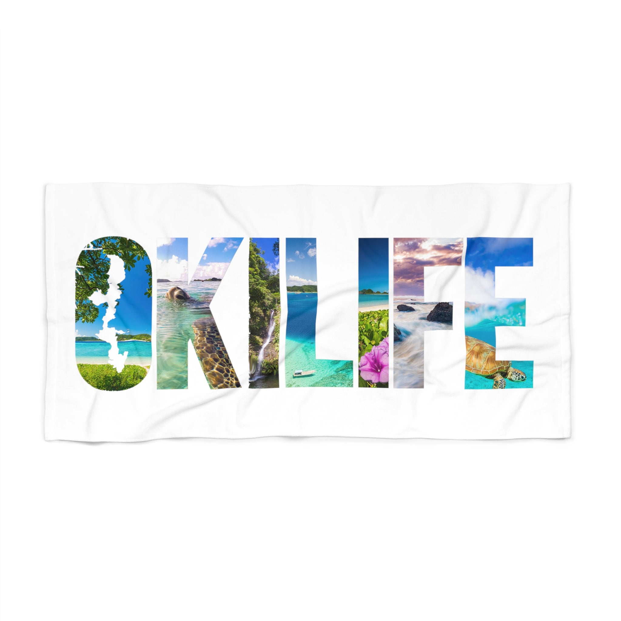 OkiLife Logo Beach Towel - OkiLife