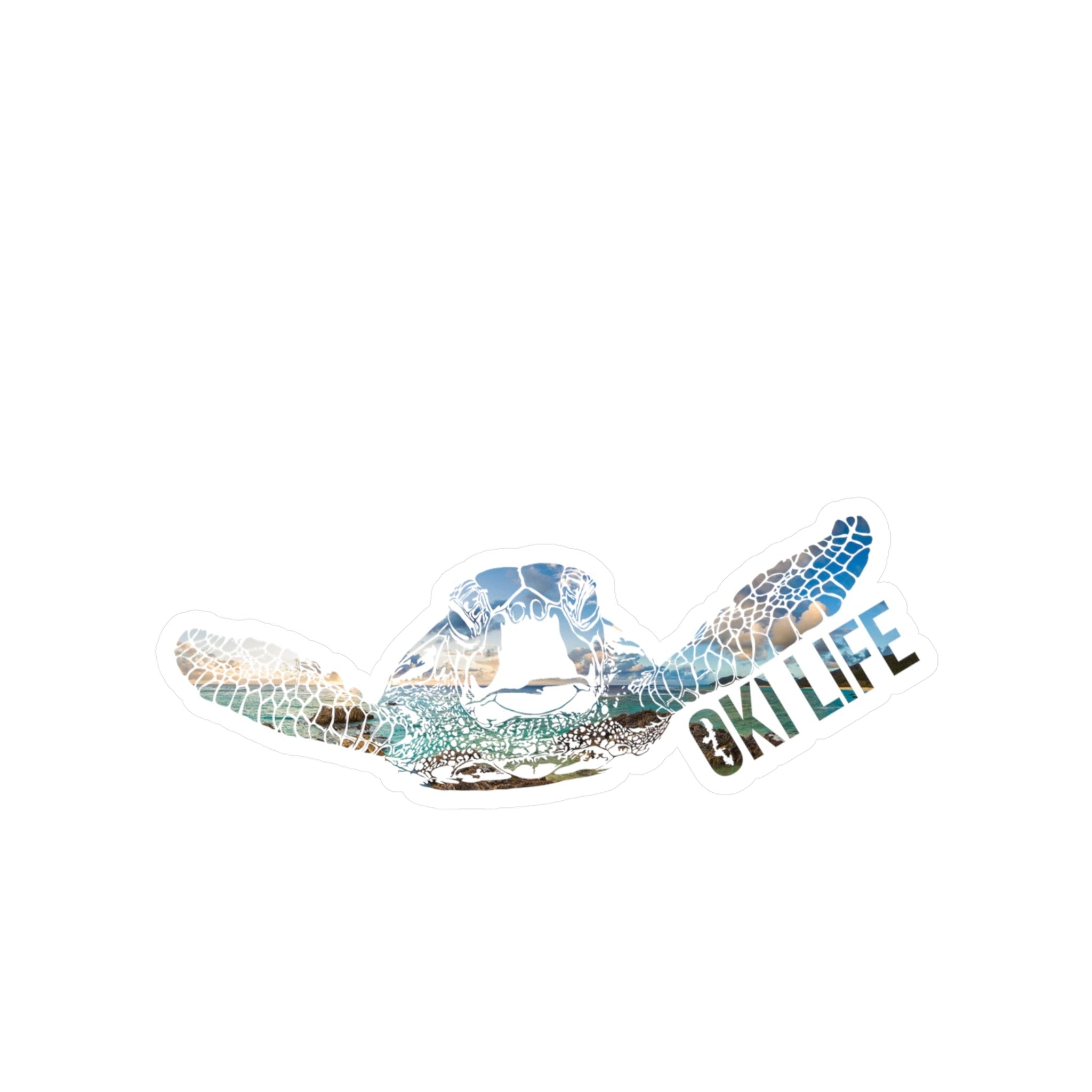 OkiLife Turtle Logo Decal 6" - OkiLife